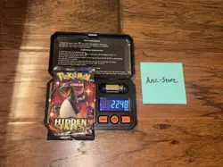 Super Heavy!!! 22.48g HIDDEN FATES 🔥🔥 Pokemon TCG Booster Pack Sealed New H3 - Image 1