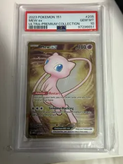 2023 Pokemon 151 Ultra Premium Collection Mew EX 205/165 PSA 10 Gem Metal - Image 1