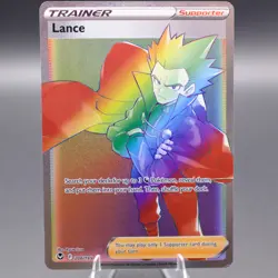 Lance (Secret) 206/195 Secret Rare SWSH12: Silver Tempest Pokemon TCG NM - Image 1