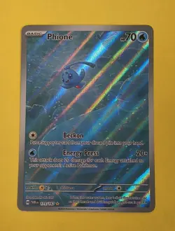 Phione Illustration Rare Pokemon TCG Sv06: Twilight Masquerade Holo Card 175/167 - Image 2