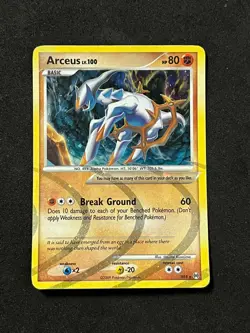 Pokemon Platinum Arceus 2009 Holo Secret Rare #AR8 - English - Image 1