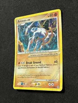Pokemon Platinum Arceus 2009 Holo Secret Rare #AR8 - English - Image 2