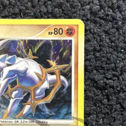 Pokemon Platinum Arceus (AR8) Holo Secret Rare (LP - Lightly Played EXCELLENT) - Image 4