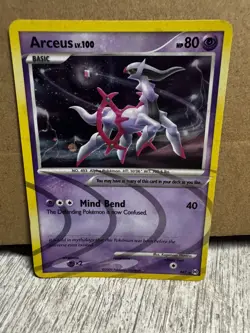 Arceus AR7 HOLO RARE Pokemon Platinum Arceus TCG 2009 - Image 1