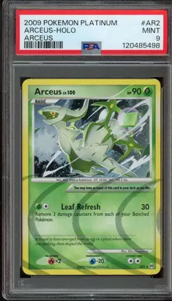 2009 Pokemon Platinum Arceus Holo #AR2 PSA 9 MINT - Image 1