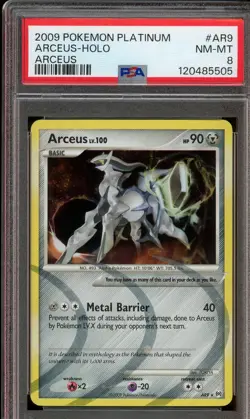 2009 Pokemon Platinum Arceus - Holo Arceus #AR9 PSA 8 NM-MT - Image 1
