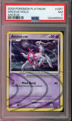 2009 Pokemon Platinum Arceus - Arceus Holo #AR7 - PSA 7 Near Mint - Image 1