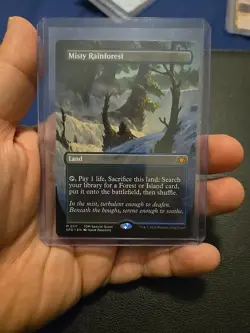 MTG Magic the Gathering Misty Rainforest Borderless Special Guests NM Condition - Image 1
