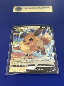 Eevee V 108/159 Ultra Rare Holo - SwSh12.5: Crown Zenith - Pokemon TCG - Image 1