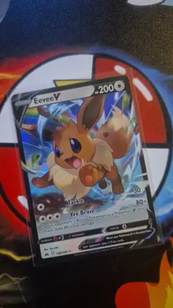 Eevee V 108/159 Crown Zenith Ultra Rare Holo Pokemon Card - Image 1