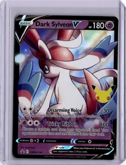 Dark Sylveon V SWSH134 SWSH: Sword & Shield Promo Pokemon Card Holo - Image 1