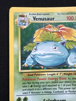 Venusaur - 15/102 - English Pokemon Base Set Holo - Heavy play / Dmg - Image 3