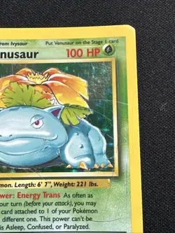 Venusaur - 15/102 - English Pokemon Base Set Holo - Heavy play / Dmg - Image 4