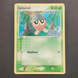 Pokemon TCG Card - Samurzel 60/100 Reverse Holo EX Crystal Guardians NM - Image 2