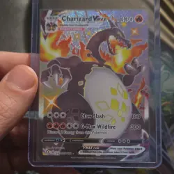 Pokemon Charizard VMAX SV107/SV122 Shining Fates Holo 330HP Shiny Rare Card - Image 1