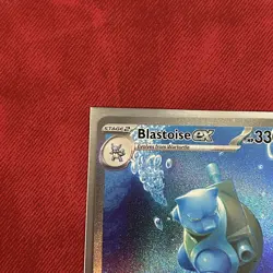 Pokemon Blastoise ex 200/165 Sv: Scarlet & Violet 151 Holo Rare 330 HP Card - Image 2