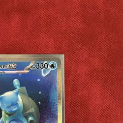 Pokemon Blastoise ex 200/165 Sv: Scarlet & Violet 151 Holo Rare 330 HP Card - Image 3