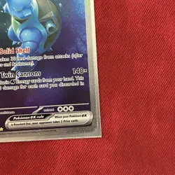 Pokemon Blastoise ex 200/165 Sv: Scarlet & Violet 151 Holo Rare 330 HP Card - Image 4