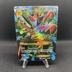 Pokemon M Scizor EX Full Art Ultra Rare Holo 120/122 Breakpoint TCG Card - Image 1