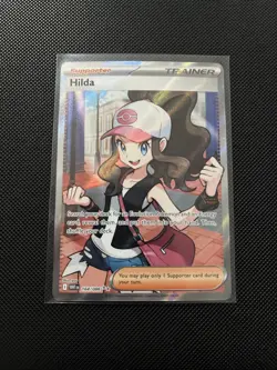 Pokemon TCG Hilda Trainer Card White Flare Full Art Ultra Rare SV 164/086 - Image 2