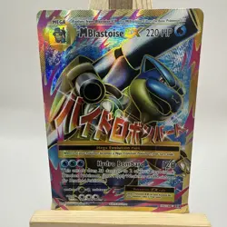 Pokemon Mega Blastoise EX Full Art XY Evolutions Card 102/108 LP - Image 1