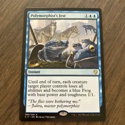 Polymorphist's Jest - Light Play English MTG Commander 2017 - Image 1