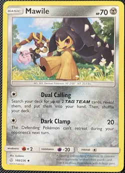 Mawile 140/236 Sm-Cosmic Eclipse Regular - Pokemon Card - Image 1