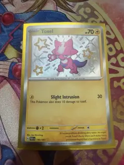 Toxel 140/091 - Pokemon TCG Paldean Fates Shiny Rare Card NM - Image 1
