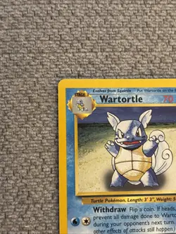Pokemon TCG Wartortle Base Set Unlimited Uncommon Card 42/102 LP Condition - Image 4