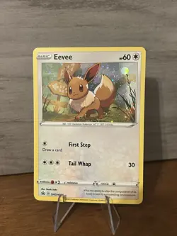 Pokemon Eevee SWSH095 Sword & Shield Promo Holo 60 HP Basic Card - Image 1