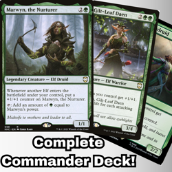MTG Commander EDH Deck Marwyn, the Nurturer 100 Cards Elf Tribal Custom Deck - Image 1