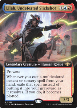 NM R - Lilah, Undefeated Slickshot (Extended Art): - Image 1