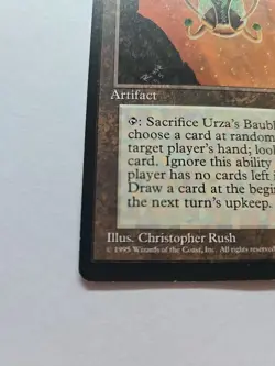 Urza's Bauble Ice Age Magic the Gathering Vintage 1995 Mtg Card - Image 3