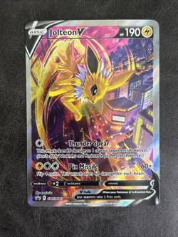 Jolteon V SWSH183 SWSH: Sword & Shield Promo Cards Holo - Image 1