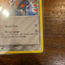 Pokemon TCG EX Holon Phantoms Anorith Card 57/110 Common LP - Image 4
