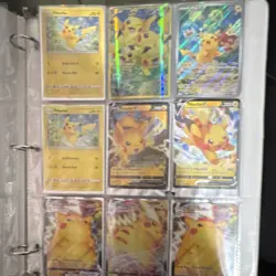 Pokemon Pikachu V VMAX Holo Card Lot - 9 English Singles - Image 1