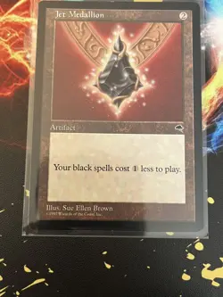 Jet Medallion Tempest • Magic the Gathering Card • MTG • - Image 1