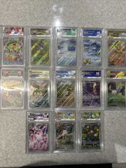 Pokemon Phantasmal Flames 2025 Complete Art Rare Set Ace 10 Graded! 13 Cards! - Image 1