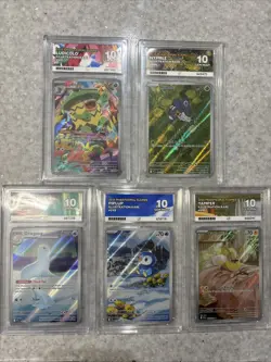 Pokemon Phantasmal Flames 2025 Complete Art Rare Set Ace 10 Graded! 13 Cards! - Image 2