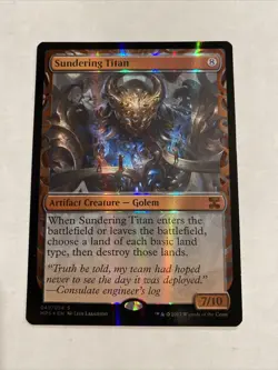 SUNDERING TITAN MAGIC THE GATHERING KALADESH INVENTIONS MINT MASTERPIECE 049 - Image 1