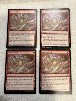 MTG Modern Horizons 2 Strike it Rich x 4 - Image 1