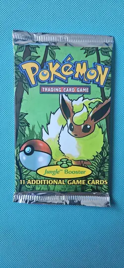 Pokemon Jungle Booster Pack Flareon Artwork 1999 WOTC Mint Sealed - Image 1