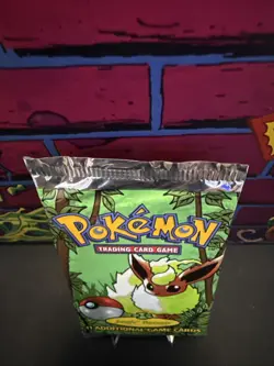 1999 Pokemon Jungle Unlimited Booster Pack Sealed Flareon Art WOTC 742818060639 - Image 4