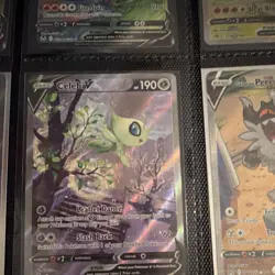 Pokemon TCG Celebi V Holo Standard Card Grass Type English - Image 1