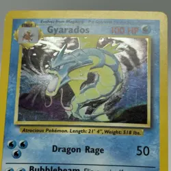 Gyarados #6/102 Base Set Unlimited Holo Vintage Pokemon TCG Card - Image 2
