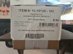 2025 Pokemon TCG Sv09 Journey Together Enhanced Booster Box Case Factory Sealed - Image 1