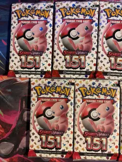Pokemon TCG 151 Booster Pack Factory Sealed Lot of 7 Packs English Fast Shipping - Image 2