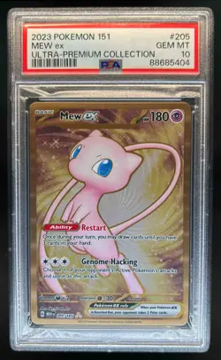 2023 Pokemon SV 151 MEW EN Mew ex #205/165 PSA 10 - Image 1