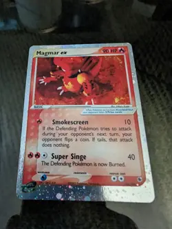 Magmar ex Ruby and Sapphire EX Holo Ultra Rare 90 HP 100/109 Pokemon TCG - Image 1