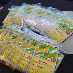 LOT OF 20 PCS 2024 POKEMON INDONESIAN SV-P #101 PIKACHU IN BATIK BERKEMEJA BATIK - Image 2